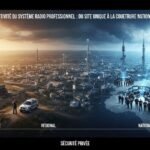 Évolution des systèmes radio professionnels dans le domaine de la sécurité privée, passant d'un site unique à une couverture nationale.