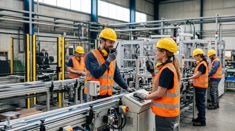 Coordination radio usine : renforcer la sécurité des employés au quotidien